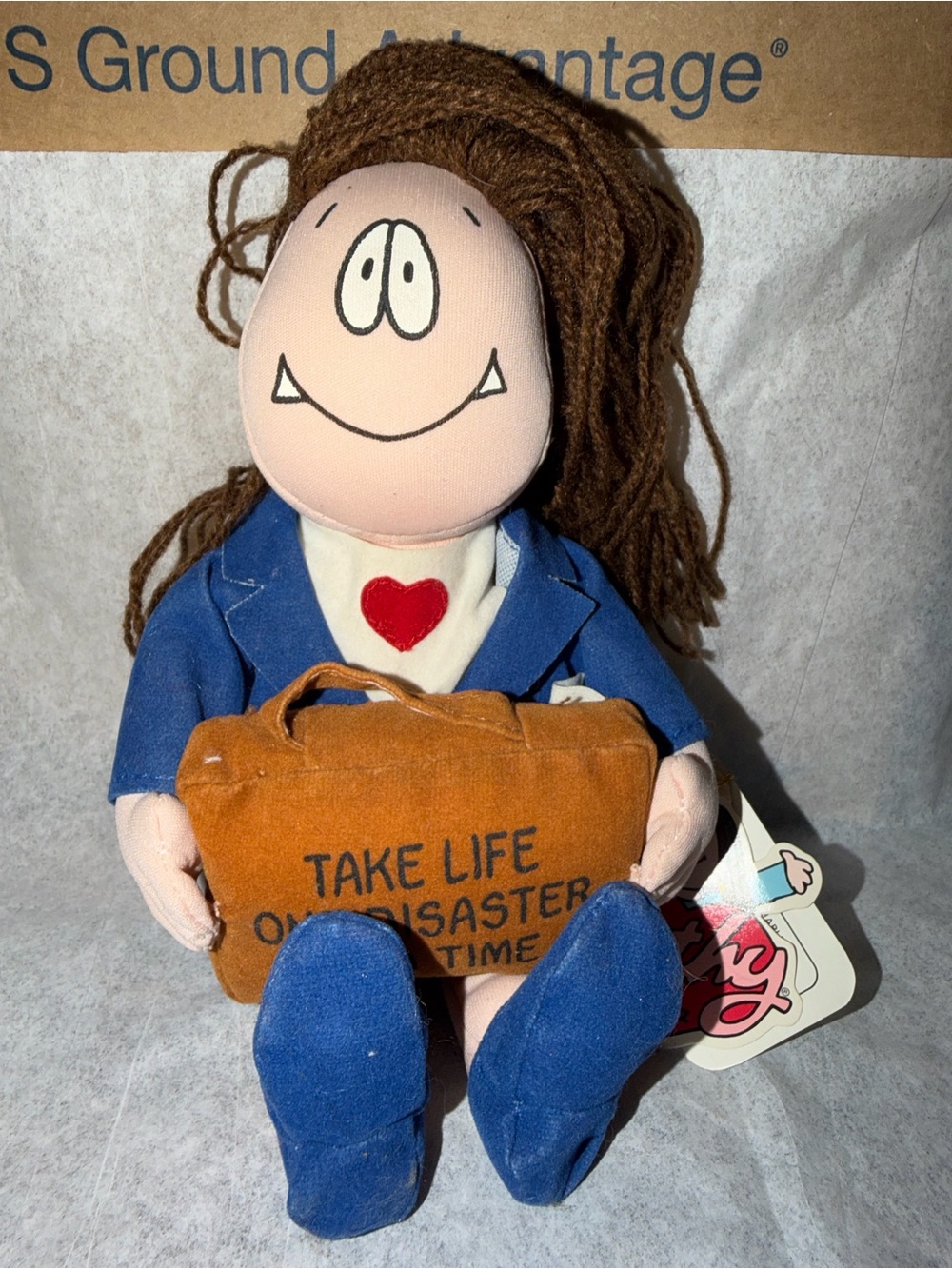 Vintage 1992 Cathy Comic Strip Plush Doll Ganz -